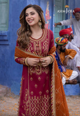 Asim Jofa Abresham '23 Ajab-20 Designers Embroidered Stitched 3 Pcs