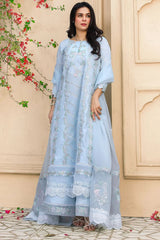 Tabeer By Mariam Malik Unstitched 3 Piece Summer Collection'2025-Azure