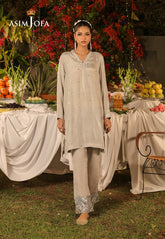 Asim Jofa Essential Pret Drop 8 Ajpb-172 Embroidered Raw Silk 2Pc