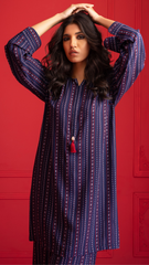 Eternal Classics By Najia Zia Stitched 2 Piece Winter Collection'2025-Orchid