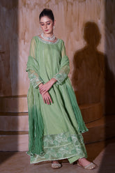 Aayra Stitched Formals Collection'2025-AY444 - Spring Green 3Pc