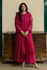 Vintage Flora By Manara Unstitched 3 Piece Summer Suit-VF-02-Nazneen