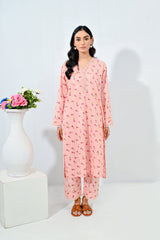 Print Power By Mashrib Stitched 2 Piece Summer Suit-Radiance - 2pc
