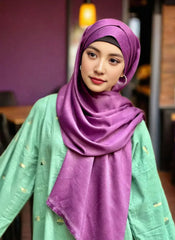 Hijab Ul Hareem Plain Shimmer Hijab