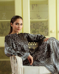 Qariney Stitched 2 Piece Silk Collection-Leila