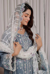 Dressline Un Stitched 3 Pcs Premium ChikankariEmb Viscose Zari Collection