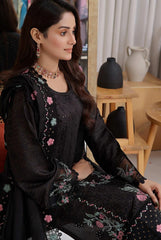 Dressline Un Stitched 3 Pcs Premium ChikankariEmb Viscose Zari Collection