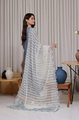 Dressline Un Stitched 3 Pcs Premium ChikankariEmb Viscose Zari Collection