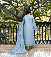 Baad-E-Naubahaar By Kaanthaa Unstitched 3 Piece Summer Suit-Falak Unstitched Embroidered Suit (3-Piece)