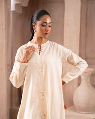 Ayla Studio Stitched SOLID ESSENTIAL CO-ORD - Peace