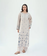 Winter Tales By Kaanthaa Stitched 2 Piece Winter Suit-Ice Petal | 2 pc Stitched