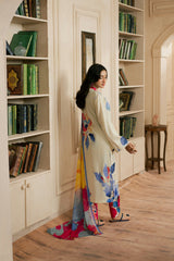 Dew Drop By Feathers Unstitched 3 Piece Lawn Collection-FIROSH-FT470