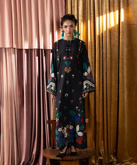 Print Therapy By Mazil Stitched Kaftan Suit-Viola