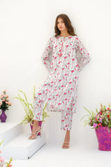 Dhaga Stitched 2 Piece Lawn Suit-Matching separate 0020