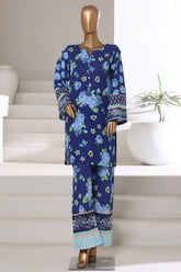Sada Bahar Stitched Co Ords Printed Khaddar Collection'2025-PR-20-Royal Blue