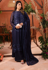 Heer By Humdum Stitched 3 Piece Formals Vol-02 Collection'2025-D07