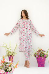 Dhaga Stitched 2 Piece Lawn Suit-Matching separate 0020