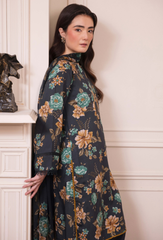 Coco By Humdum Unstitched 3 Piece Viscose Suit-D06