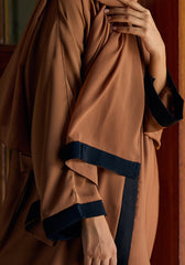 Hijabi.Pk Pristine Caramel Abaya | The Classic Edits