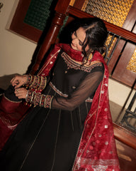 Omal By Komal Stitched 2 Piece Formals Suit-Hijr