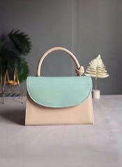 Fineur Handbag Stella Knot - Cyan