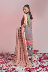 The Affordables By Mariam Malik Stitched 3 Piece Digital Printed Lawn Collection'2025-Mehfil Peach