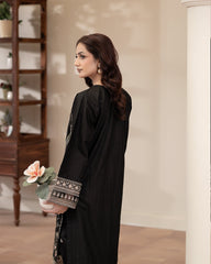 Flutterby Stitched 2 Piece Cotton Satin Winter Collection'2025-Eden-bk