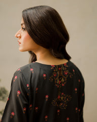 Everywear by Qariney Stitched 2 Piece Collection'2025-Berry Noir