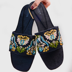 On Your Feets Sliders-Black Whisper