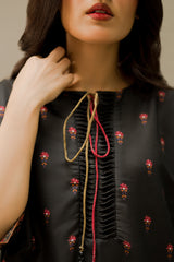 Everywear by Qariney Stitched 2 Piece Collection'2025-Berry Noir