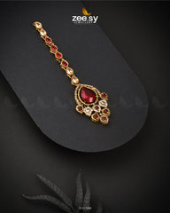 Saphira Bindiya Golden Red - Zeesy Jewellery