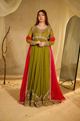 Gulab By Haniumaimaz Stitched 2 Piece Formals Suit-NASHMIYA