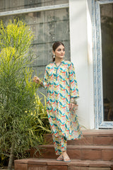 Aqs N Man 2PC Matching Separates Lawn Suit | AM-006