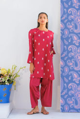 Dhaga Stitched 2 Piece Lawn Suit-Matching separate 0024