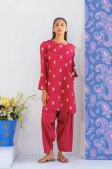 Dhaga Stitched 2 Piece Lawn Suit-Matching separate 0024