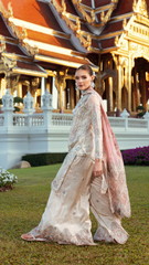 Zeenat Vol 23 By Zebtan Unstitched 3 Piece Luxury Formals Collection'2026-ZN-01| Zeenat Vol 23