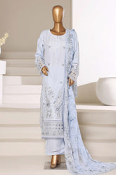 Sada Bahar Stitched 3 Piece Luxury Emb Festive Vol-01 Suit-LEL2-255-SKY