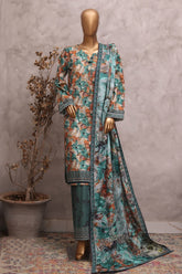 HZ Stitched 3 Piece Khaddar Prints Vol-02 Collection'2025-KPT-2573
