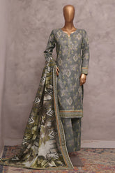 HZ Stitched 3 Piece Khaddar Prints Vol-02 Collection'2025-KPT-2579