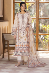 Zarwisha By Humdum Unstitched 3 Piece Digital Printed Emb Lawn Collection'2025-D-05