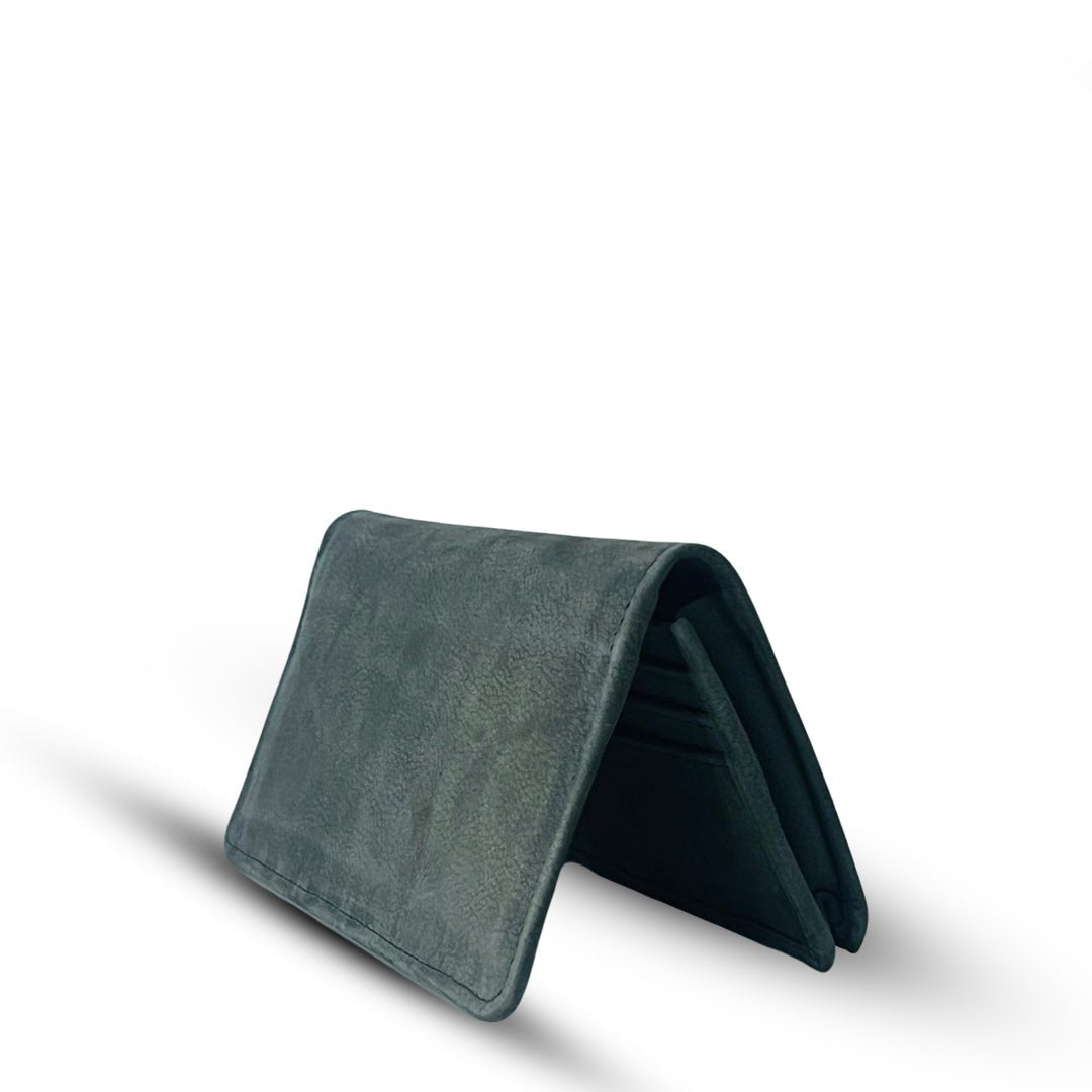 Long Leather Wallet Grey - Bag X