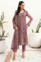 Ramsha Unstitched 3 Piece Luxury Emb Chiffon Vol-26 Suit-F-2610