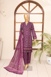 Mummmy & Me By Suntex Stitched 3 Piece Chikankari Summer Eid Suit-OS-2612