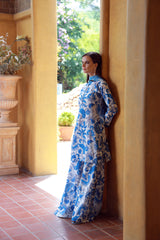 Feathers Unstitched 3 Piece Digital Printed Lawn Summer Suit-MARVINA-FT541