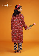 Asim Jofa Kids Pret 25 Ajkp-03 Stitched Printed Cambric 2 Pcs