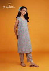 Asim Jofa Kids Pret 25 Ajkp-02 Stitched Printed Cambric 2 Pcs