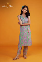 Asim Jofa Kids Pret 25 Ajkp-02 Stitched Printed Cambric 2 Pcs