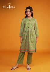 Asim Jofa Kids Pret 25 Ajkp-04 Stitched Printed Cambric 2 Pcs