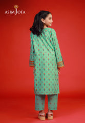 Asim Jofa Kids Pret 25 Ajkp-10 Stitched Printed Cambric 2 Pcs