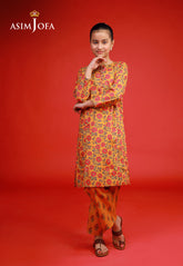 Asim Jofa Kids Pret 25 Ajkp-09 Stitched Printed Cambric 2 Pcs
